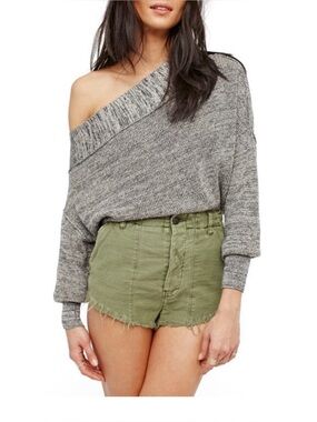 Free People Alana Off The Shoulder Sweater - Linen blend, boho, casual